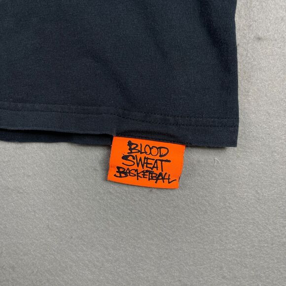 Nike Blood Sweat Basketball T-Shirt Men's 2XL Black Graphic Print Logo Crew Neck - Picture 3 of 9